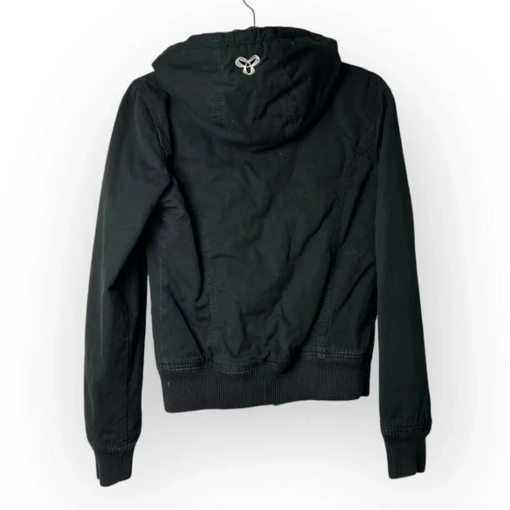 TNA Black Maverick Zip Up Jacket S - Picture 2 of 6